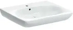 Geberit Renova Nr. 1 Comfort, Waschtisch, unterfahrbar,650x550mm, mit Hahnloch und