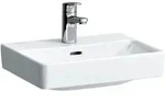 LAUFEN PRO S Aufsatzhandwaschbecken, 1 Hahnloch, mit &Uuml;berlauf, US geschliffen,