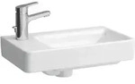 LAUFEN PRO S Handwaschbecken, Becken rechts, 1 Hahnloch, mit &Uuml;berlauf,...