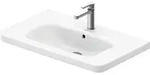 Duravit M&ouml;belwaschtisch DuraStyle 80cm mit &Uuml;berlauf, mit Hahnlochbank, 1...