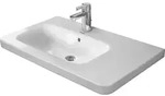 Duravit M&ouml;belwaschtisch DuraStyle 80cm, mit &Uuml;berlauf, mit Hahnlochbank, 1...