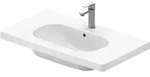 Duravit D-Code Waschtisch, mit Hahnlochbank, mit &Uuml;berlauf, 850mm, Wei&szlig;