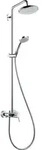 hansgrohe Croma Showerpipe 220 1-jet mit Einhebelmischer, chrom, 27222000