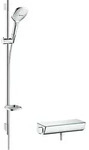 hansgrohe Raindance Select Brausesystem Aufputz 120 mit Ecostat Select Thermostat und