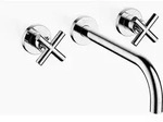 Dornbracht TARA Waschtisch-Wandbatterie ohne Ablaufgarnitur, Ausladung 240mm,