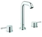 Grohe Essence 3-Loch Waschtischbatterie, Ausladung 114mm, mit