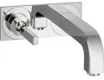 hansgrohe AXOR Citterio Einhebel-Waschtischmischer Unterputz, Auslauf 225mm, Platte