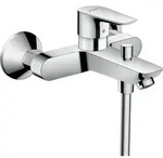 hansgrohe Talis E Einhebel-Wannenmischer Aufputz, Ausladung 194mm, 71740000, Farbe: