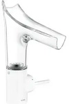 hansgrohe AXOR Starck V Einhebel-Waschtischmischer 140 mit Glasauslauf und