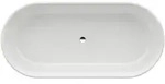 LAUFEN Badewanne VAL 1600x750x520mm, freistehend oval wei&szlig;, H2302820000001