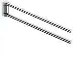 KEUCO PLAN Handtuchhalter, 300 mm, 2-armig, schwenkbar, 14919010000, Farbe: Verchromt