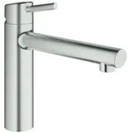 GROHE Concetto Einhand-Sp&uuml;ltischarmatur, Ausladung 198mm, mittelhoch,...