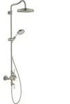 hansgrohe AXOR Montreux Showerpipe mit Thermostat, Kopfbrause 240 1-jet Classic,