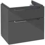 Villeroy & Boch Subway 2.0 Waschtischunterschrank, 2 Ausz&uuml;ge, Waschbecken mittig,