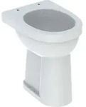 Geberit Renova Nr. 1 Comfort Stand-WC Flachsp&uuml;ler, erh&ouml;ht, 6 l, freistehend, Abgang