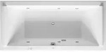 Duravit Starck Whirlpool, Einbauversion, 2 R&uuml;ckenschr&auml;gen, Gestell, Ab- und