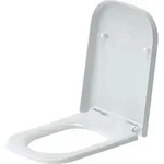 Duravit WC-Sitz Happy D.2 mit SoftClose Scharniere Edelstahl, verl&auml;ngerte