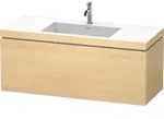 Duravit L-Cube c-bonded Set wandh&auml;ngend, 1 Auszug, ohne &Uuml;berlauf, 1 Hahnloch,