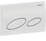Geberit Kappa20 Bet&auml;tigungsplatte f&uuml;r 2-Mengen-Sp&uuml;lung, Bet&auml;tigung von oben/vorne