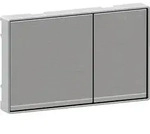 Geberit Omega60 Bet&auml;tigungsplatte f&uuml;r 2-Mengen-Sp&uuml;lung, fl&auml;chenb&uuml;ndig, eckig,