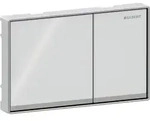 Geberit Omega60 Bet&auml;tigungsplatte f&uuml;r 2-Mengen-Sp&uuml;lung, fl&auml;chenb&uuml;ndig, eckig,
