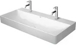 Duravit DuraSquare Waschtisch, 100x47cm, 2 Hahnl&ouml;cher, 1 Becken, ohne...
