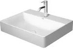 Duravit DuraSquare M&ouml;belwaschtisch, 60x47cm, 1 Hahnloch, ohne &Uuml;berlauf, Unterseite