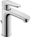 Duravit B.1 Einhebel-Waschtischmischer M, mit Ablaufgarnitur, Ausladung 139mm,