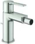 Grohe Lineare Einhand-Bidetbatterie, Zugstangen-Ablaufgarnitur, Ausladung 114mm,