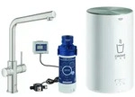 Grohe Red Duo Einhand-Sp&uuml;ltischarmatur Set, Ausladung 221mm, L-Auslauf, mit GROHE
