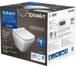Duravit DuraStyle Compact Wand-WC Duravit Rimless Set, 45710900A1