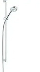 KLUDI LOGO Brause-Set, L&auml;nge 900mm, Brause mit 3 Strahlarten, chrom, 6839305-00