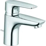 KLUDI PURE&SOLID Waschtisch-Einhandmischer, Auslaufh&ouml;he 75mm, mit Metall