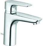 KLUDI PURE&SOLID Waschtisch-Einhandmischer, Auslaufh&ouml;he 100mm, mit Metall