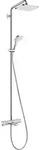 hansgrohe Croma E Showerpipe 280 1-jet mit Wannenthermostat, 27687000