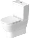 Duravit Stand-WC Kombi Starck 3 65,5cm, f&uuml;r Vario Anschluss Set, wei&szlig;, 01280900001,