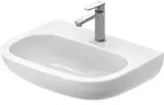 Duravit D-Code Waschtisch, mit Hahnloch und ohne &Uuml;berlauf, 600 &times; 460 &times; 175...