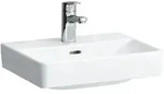 LAUFEN PRO S Handwaschbecken, ohne Hahnloch, mit &Uuml;berlauf, 450x340mm,