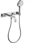 hansgrohe AXOR Citterio 3-Loch Wannenarmatur mit Hebelgriffen, 39442000, Farbe: Chrom