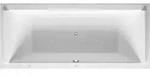 Duravit Starck Whirlpool, Einbauversion, 2 R&uuml;ckenschr&auml;gen, Gestell, Ab- und