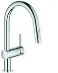 GROHE Minta Einhand-Sp&uuml;ltischarmatur, Ausladung 223mm, C-Auslauf,...