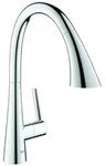 GROHE Zedra Einhand-Sp&uuml;ltischarmatur, Ausladung 231mm, 3 Strahlarten,
