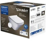 Duravit DuraStyle Wand-WC Duravit Rimless Set 455109, inklusive WC-Sitz,...