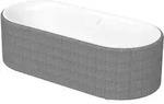 BetteLux Oval Couture Badewanne, 1800x800x450mm, 3466-000TX, Farbe: Wei&szlig;
