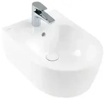 Villeroy & Boch Avento Bidet, 1 Hahnloch, mit &Uuml;berlauf, 370x530mm, 54050001, Farbe:
