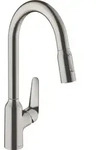 hansgrohe Focus M42 Einhebel-K&uuml;chenmischer 220, Ausziehbrause, 2-jet, 71800800,