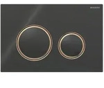 Geberit Sigma50 Bet&auml;tigungsplatte f&uuml;r 2-Mengen-Sp&uuml;lung, Metallfarbe rotgold, rund,