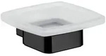 emco loft Seifenhalter, Wandmodell, satiniertes Kristallglas, 053013300, Farbe: