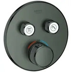 Grohe Grohtherm SmartControl Thermostat mit zwei Absperrventilen, Wandrosette...