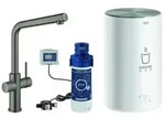 Grohe Red Duo Einhand-Sp&uuml;ltischarmatur Set, Ausladung 221mm, L-Auslauf, mit GROHE